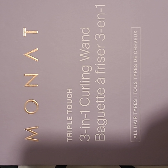 NWT Monat Triple Touch 3-in-1 Curling Wand - Picture 7 of 9